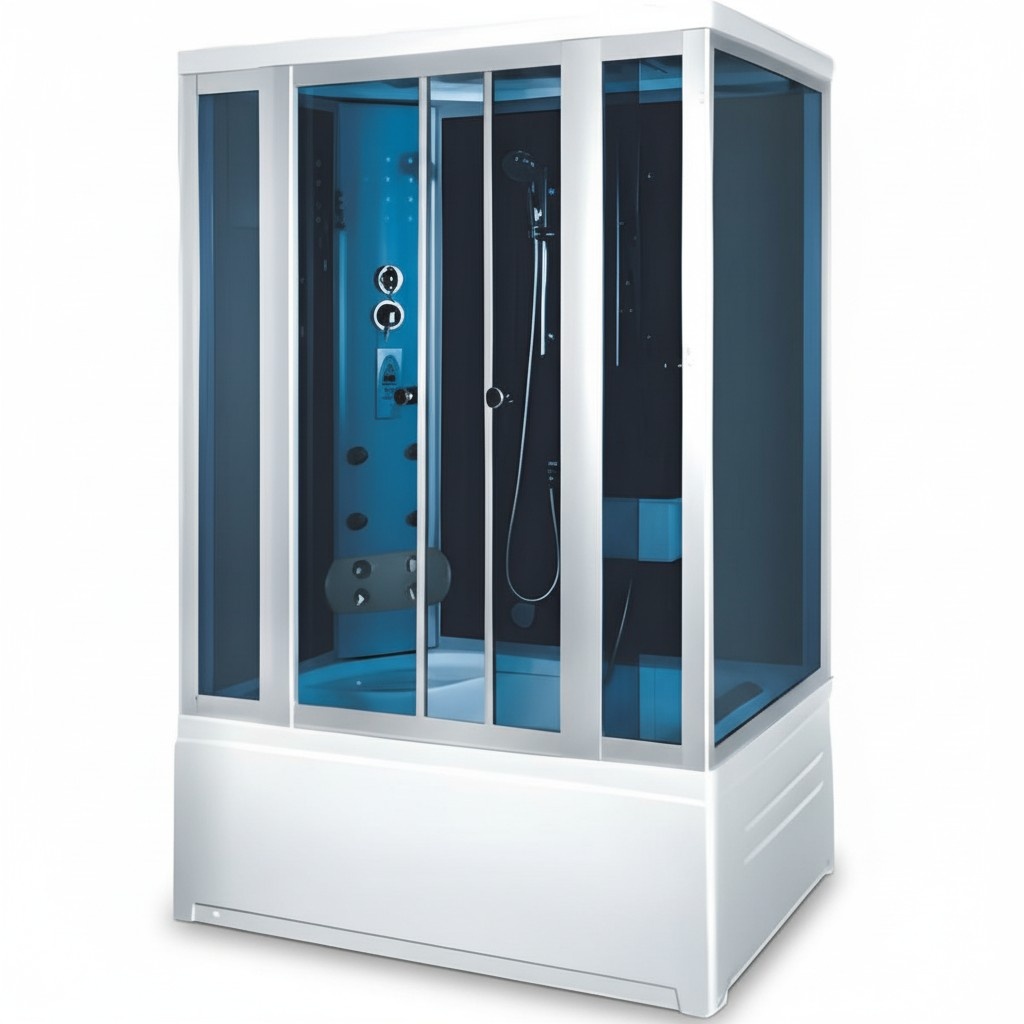 Duschraum Dusche Duschkabine Multifunktionsdusche Wellnessdusche 150x80 cm