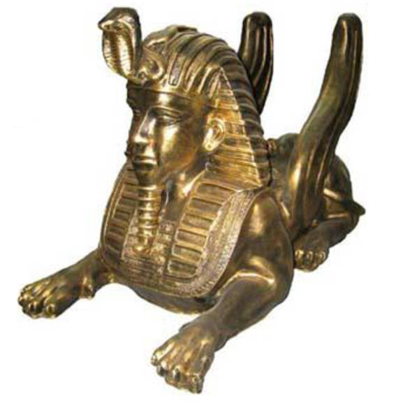 Ägyptischer Sphinx Statue Statuen Dekoration Figuren Skulpturen Deko 42 cm