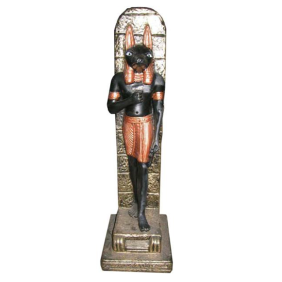 Ägyptische Figur Anubis Kunststoff god of death Dekoration Statuen Figuren