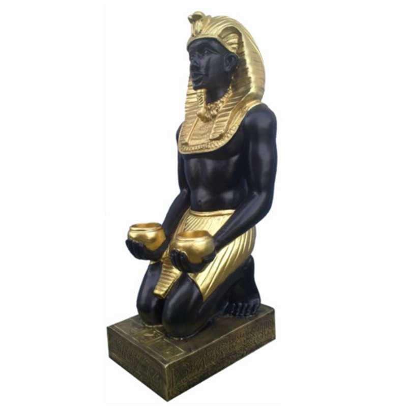 Ägypten Skulptur Pharao Kunststoff Statue Figuren Statuen Antik Stil 55 cm