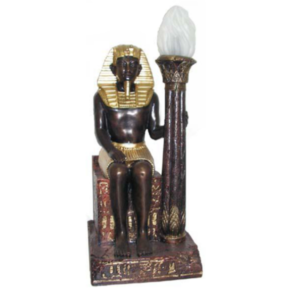 Ägyptische Figur Lampe Stehleuchte Lampen Statue Pharao 60 cm Statuen n