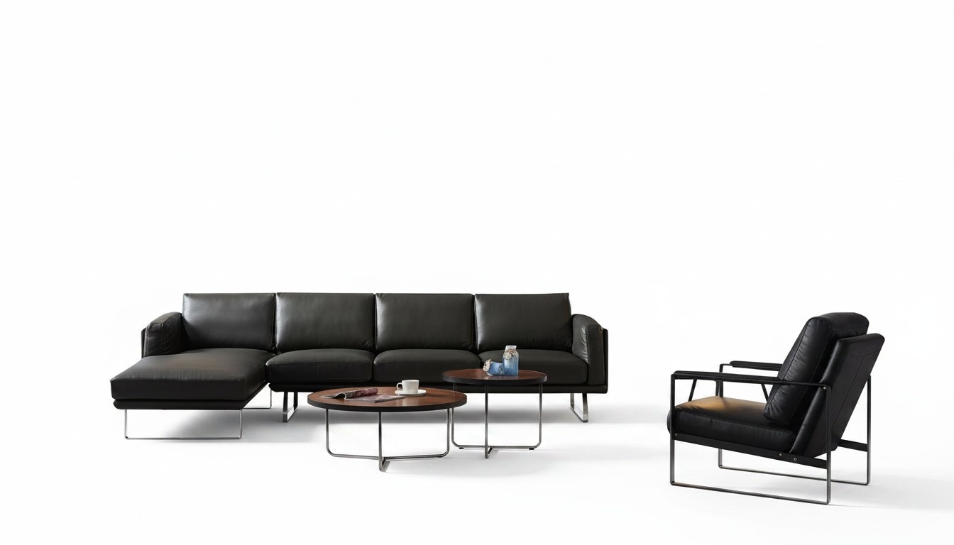 Echt Leder Sofa Couch Polster Sitz Wohn Landschaft Sofas Couchen Neu