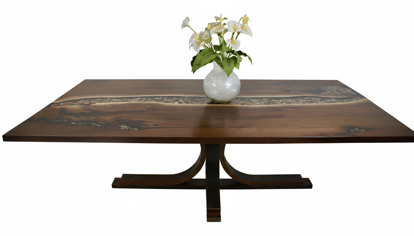 Echtes Holz Epoxidharz Maßanfertigung Tisch Epoxy Fluss Preis 1qm Tische Resin