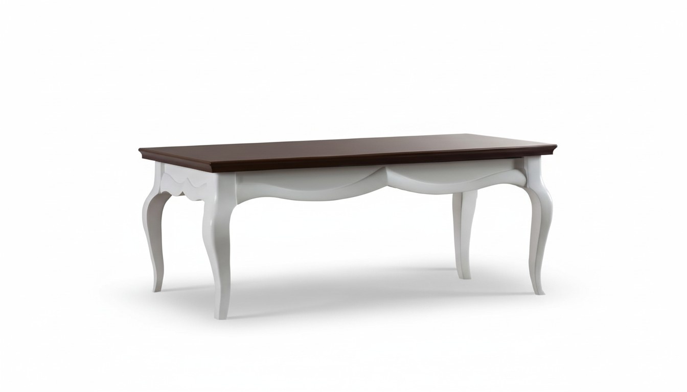 Echtholz Handarbeit Klassische Tische Tisch Couchtisch Beistell Neu - Model MI-2