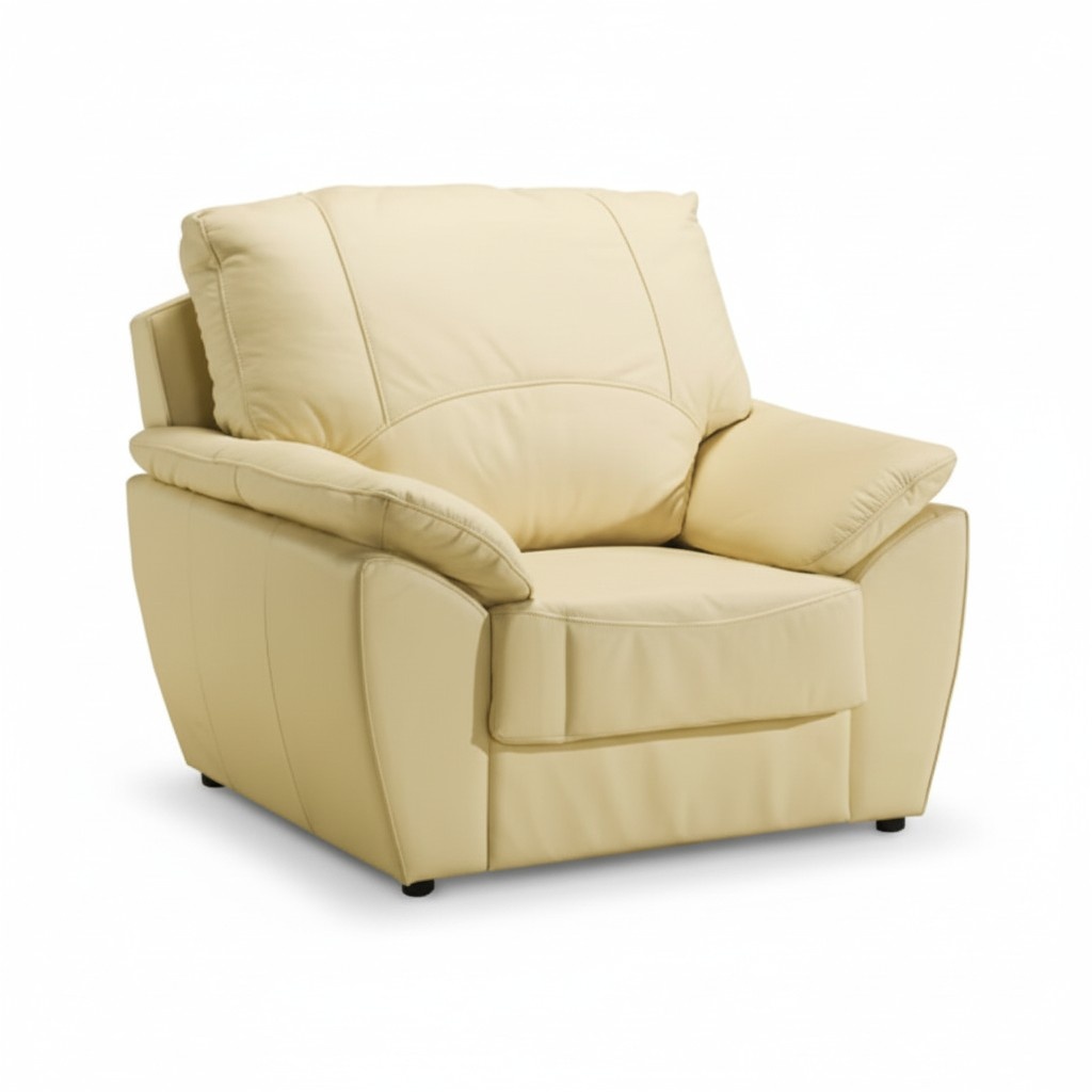 Echtleder Sofagarnitur 3+1 Sitz Klassische Sofa Couch Polster Garnitur Set