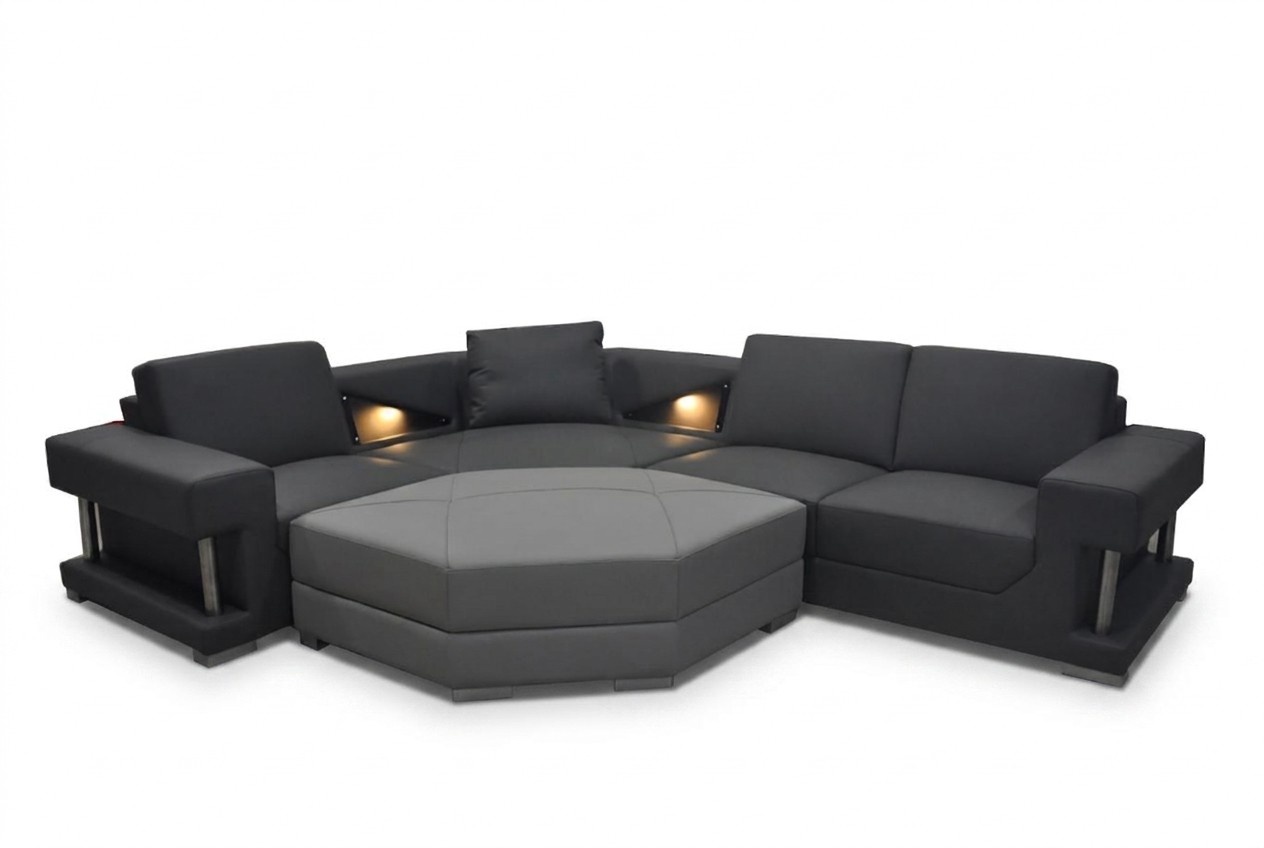 Eck Sofa Couch Polster Ecke Wohn Landschaft Designer Couchen Textil
