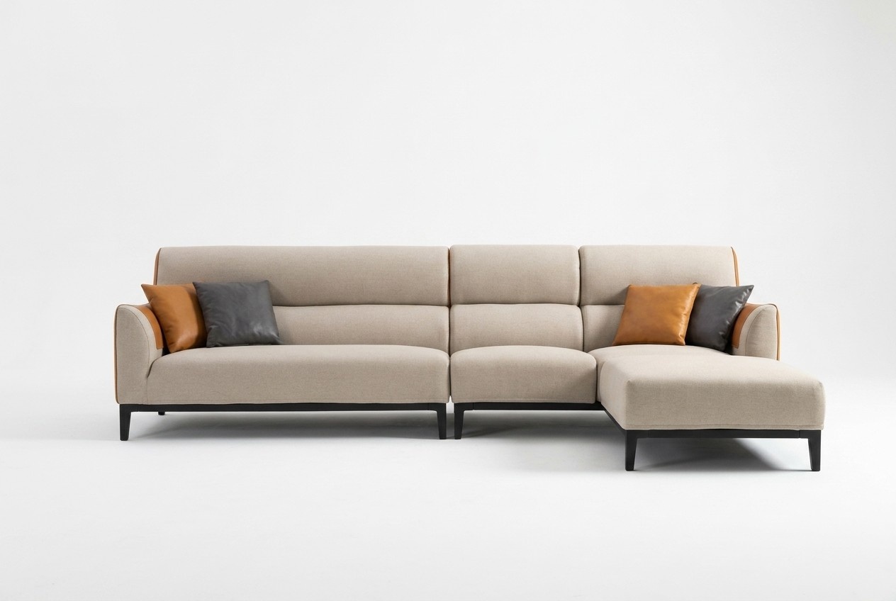 Eck Sofa Textil Sofa Polster Sitz Garnitur Couchen Sofas Wohnzimmer