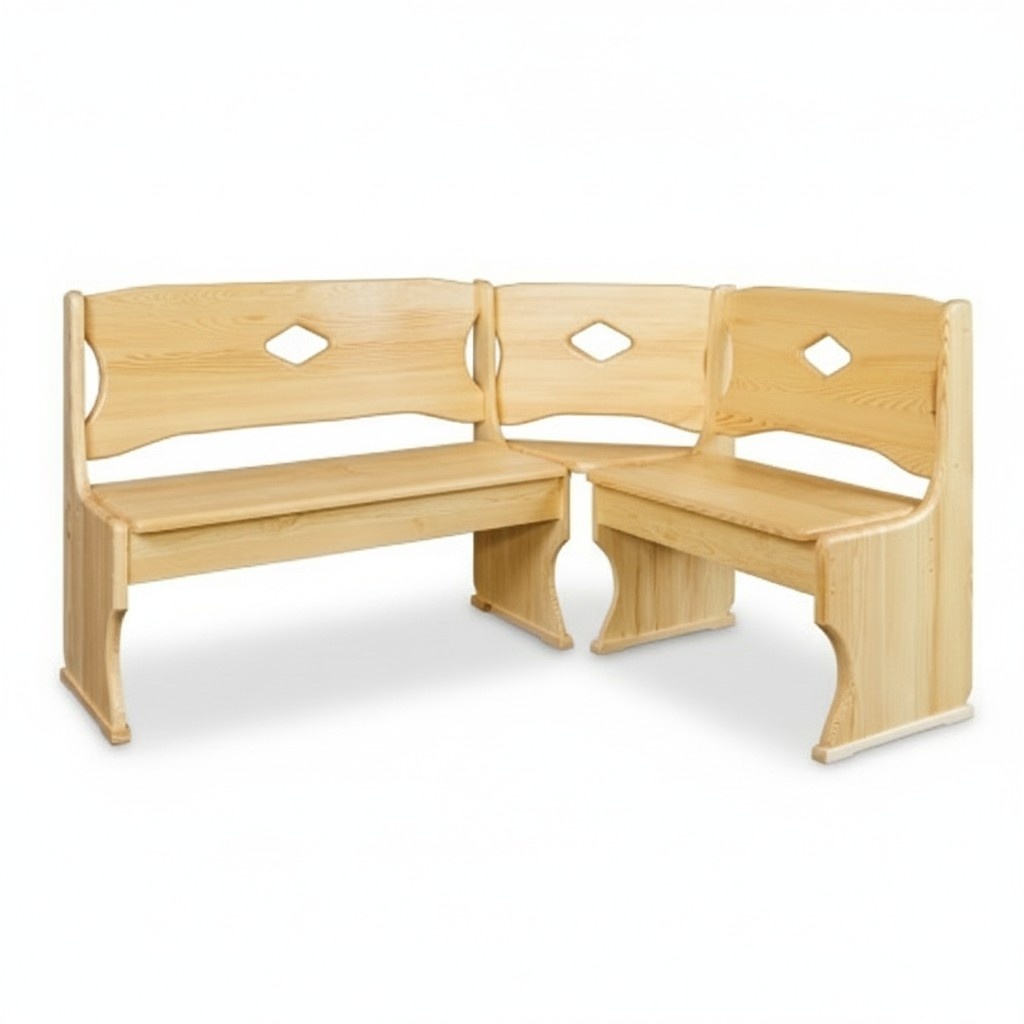 Eckbank Echtholz Kiefer Massiv Holz Esszimmer Landhaus Handarbeit Eckbänke Neu