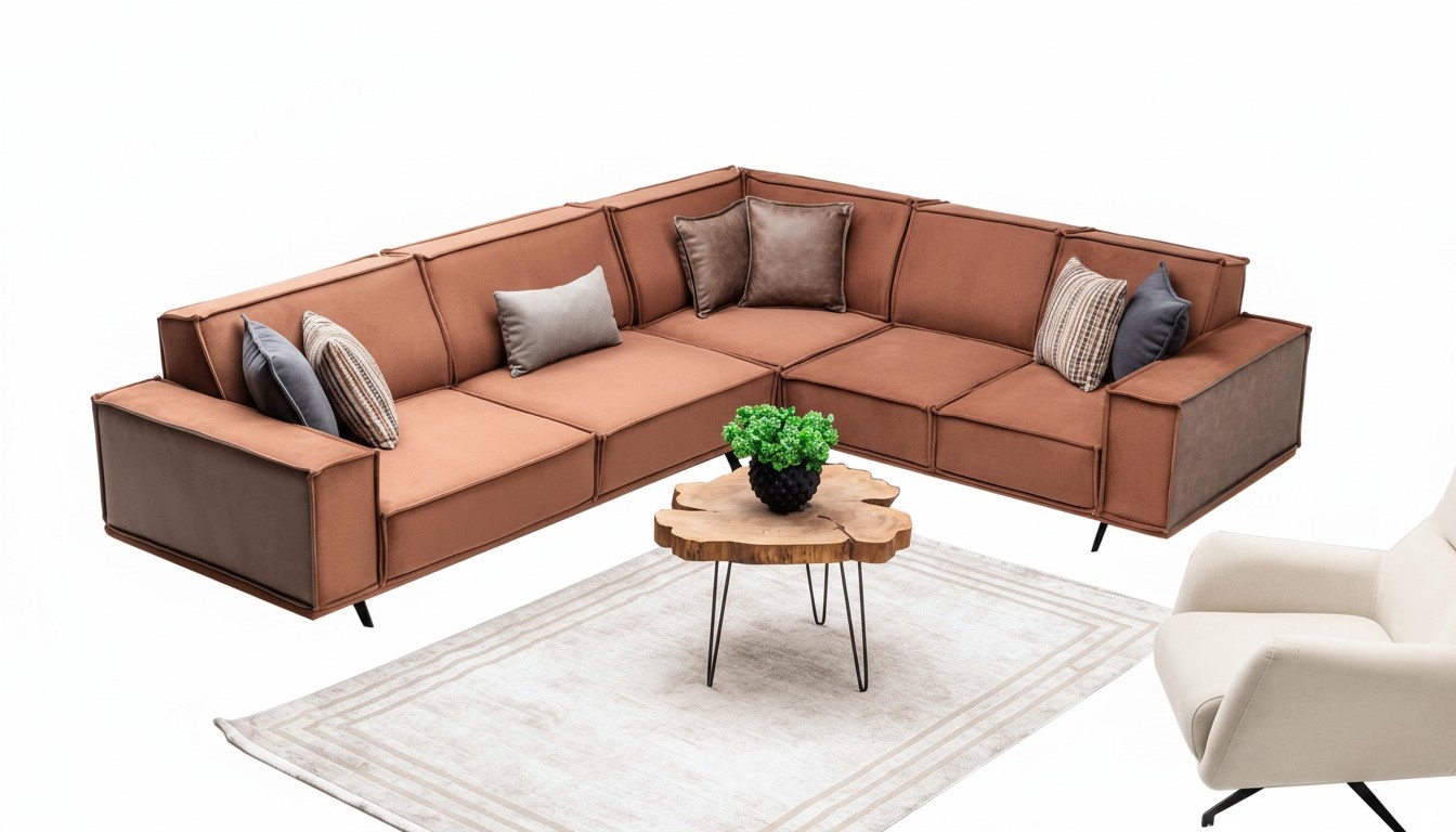 Eckcouch Couch Wohnraumsofa Sofa Polsterlandschaft Ecksofa Lounge Eckgarnitur
