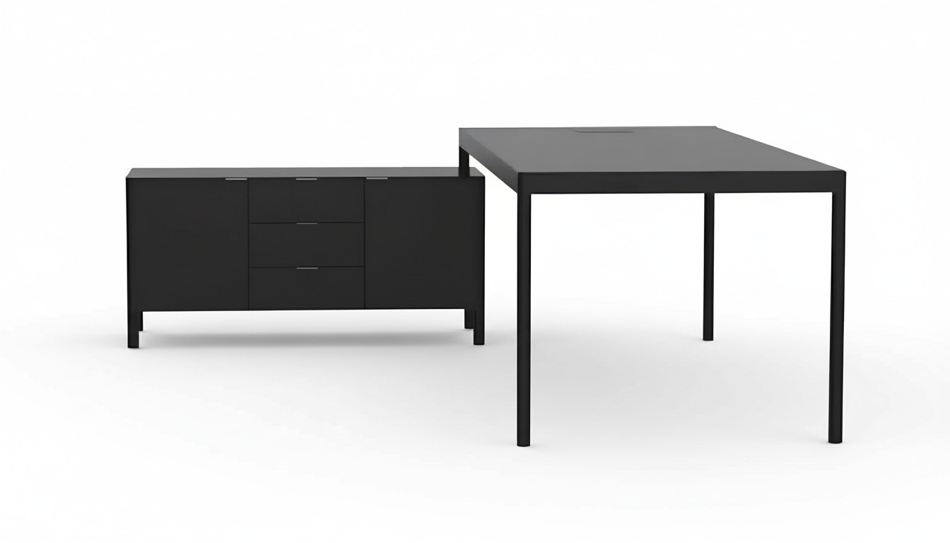 Eckschreibtisch Arbeits Schreib Büro Tisch Luxus Klasse Designer Möbel Tische1