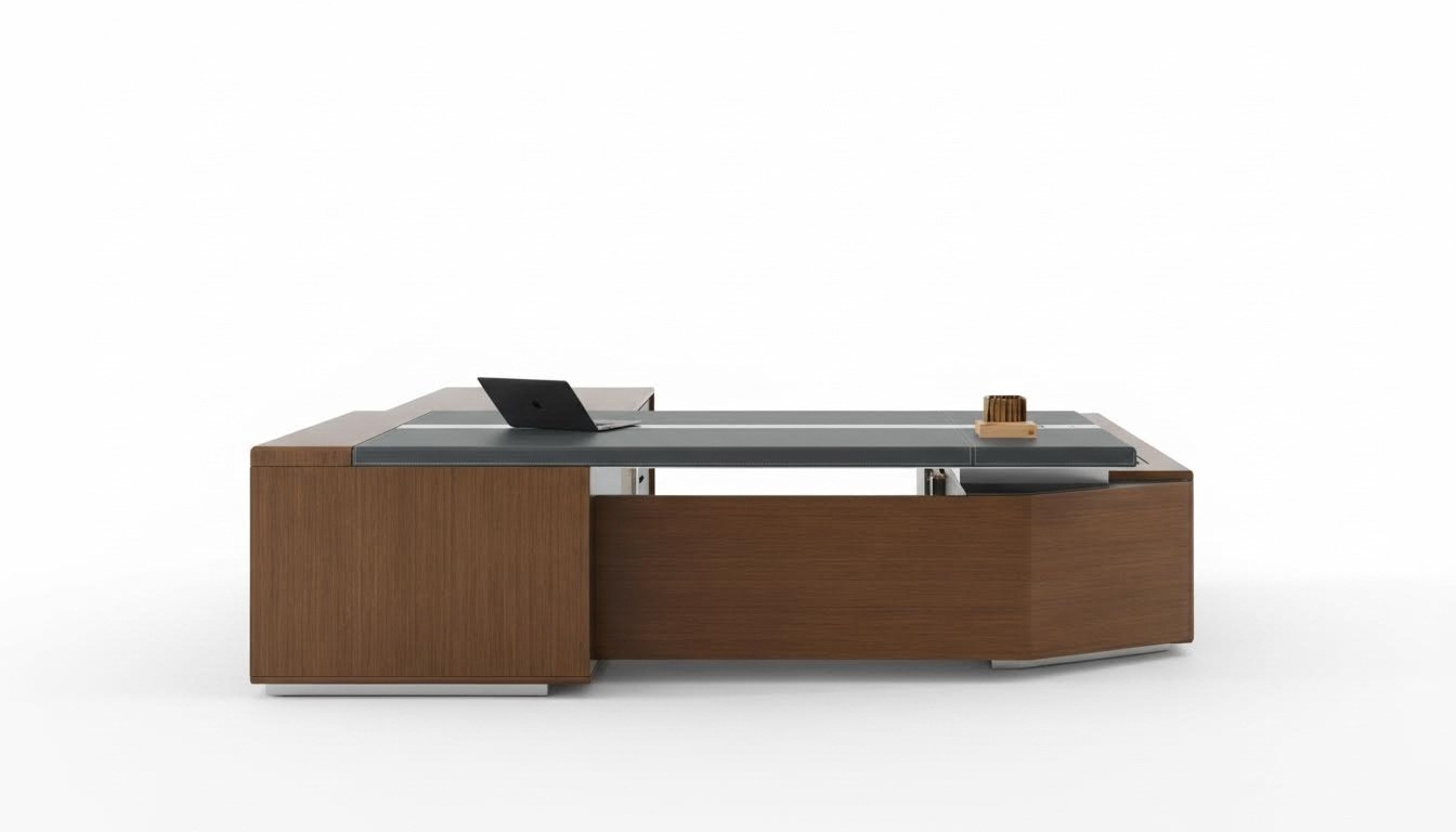 Eckschreibtisch Büro Chef Zimmer Möbel Design Schreibtische Praxis Kanzlei Möbel