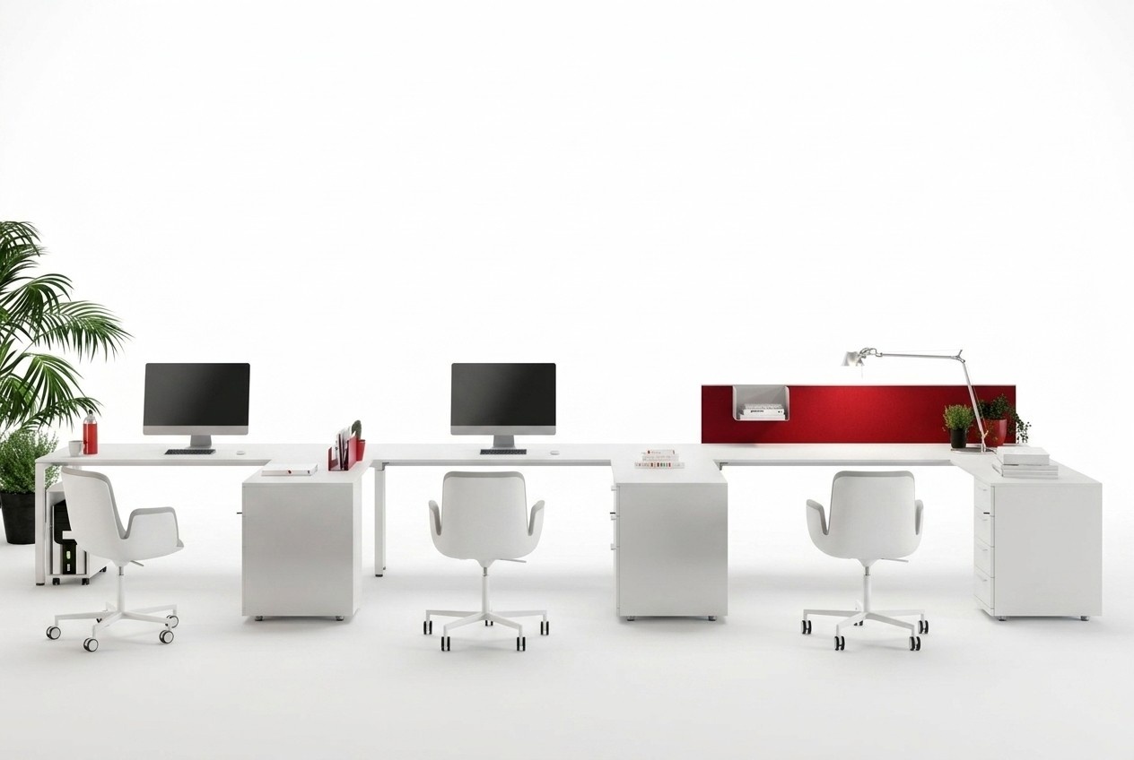 Eckschreibtisch Computertisch Arbeitszimmer Büromöbel 3 tlg. Set