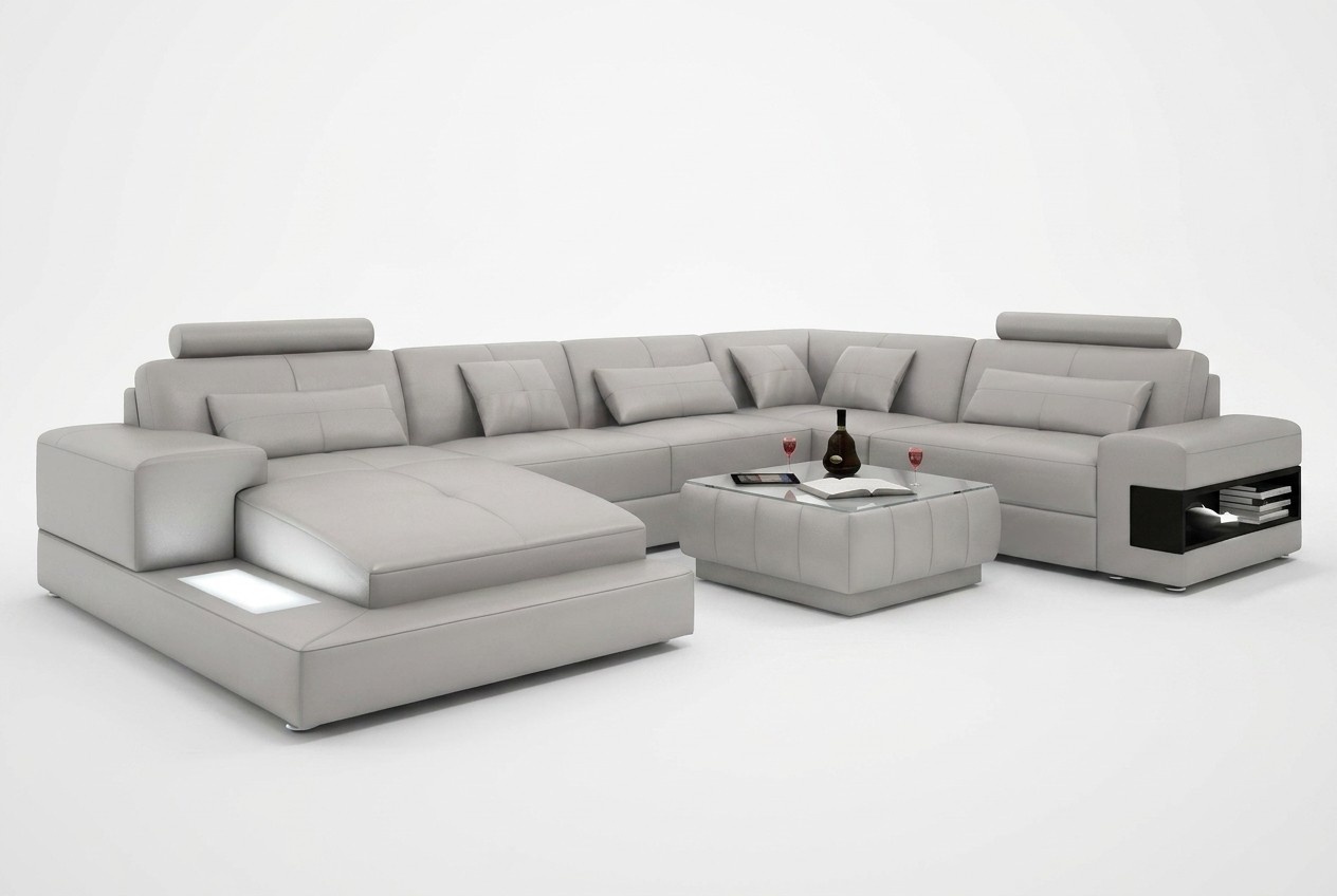 Ecksofa Couch Polster Wohnlandschaft Sofa 2tlg. Set Couchtisch Eck Garnitur Neu
