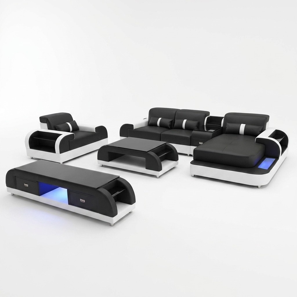 Ecksofa Couch Sofa Couchen Sidebaord Design Wohnlandschaften Sofagarnituren Neu