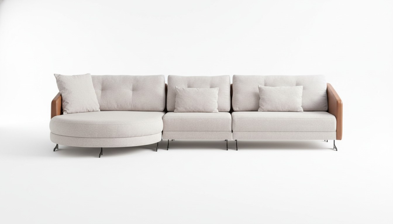 Ecksofa Couch Sofa L-Form Sofa Modular Kissen Modern Design Eckcouch