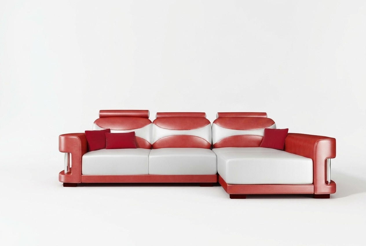 Ecksofa Eck Sofa Garnitur Couch Polster Leder Wohnlandschaft Chaiselounge Wies