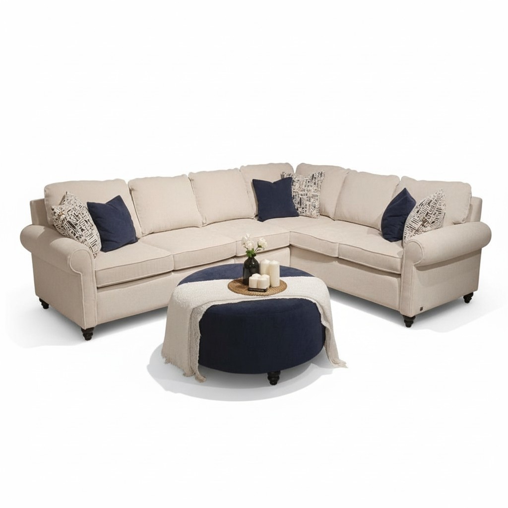 Ecksofa L-Form Modern Design Wohnzimmer Sofas Luxus Neu Einrichtung