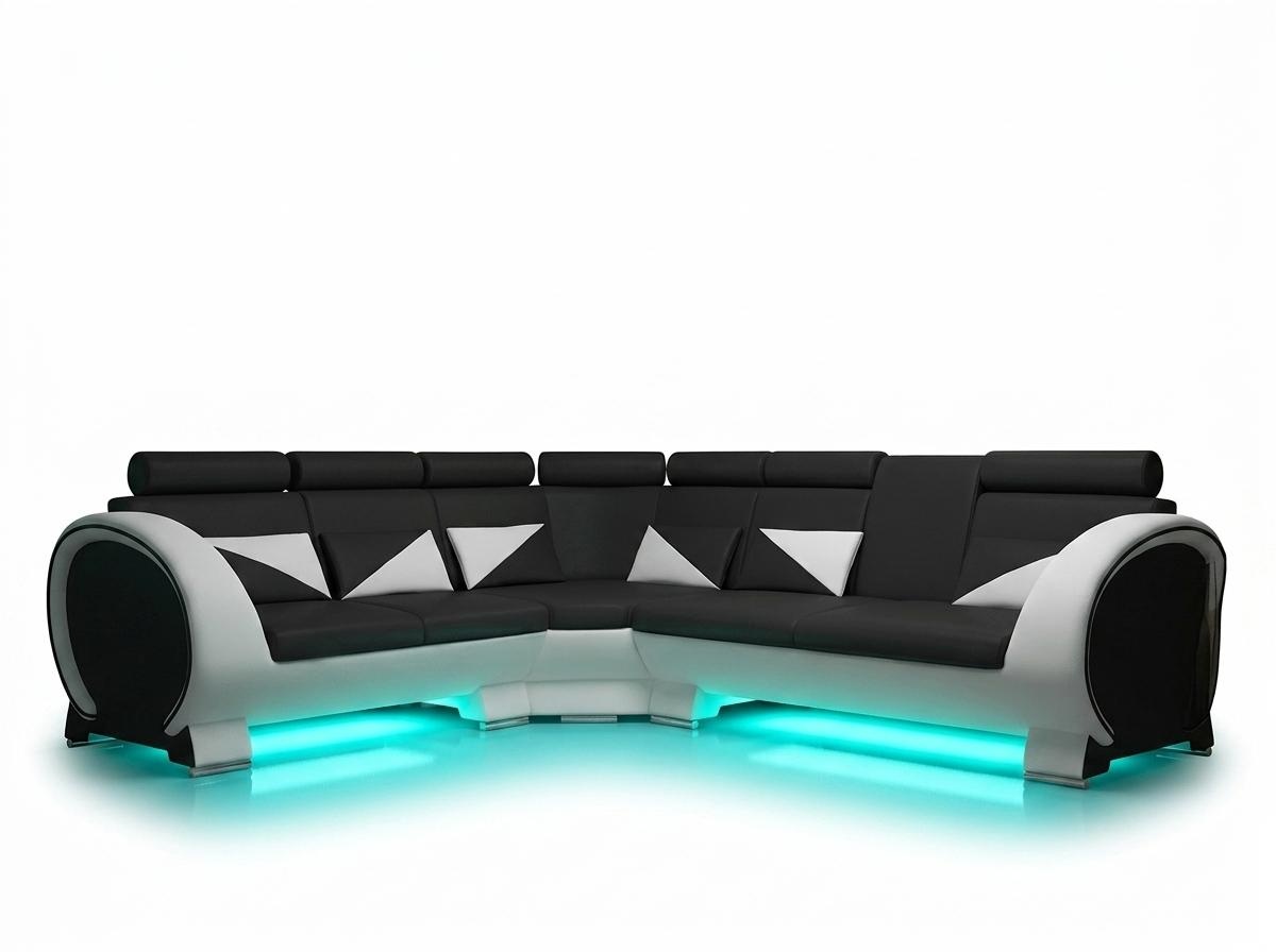 ECKSOFA LEDERSOFA LEDERGARNITUR ECKCOUCH DESIGN *FARBWAHL* SOFA LEDER COUCH