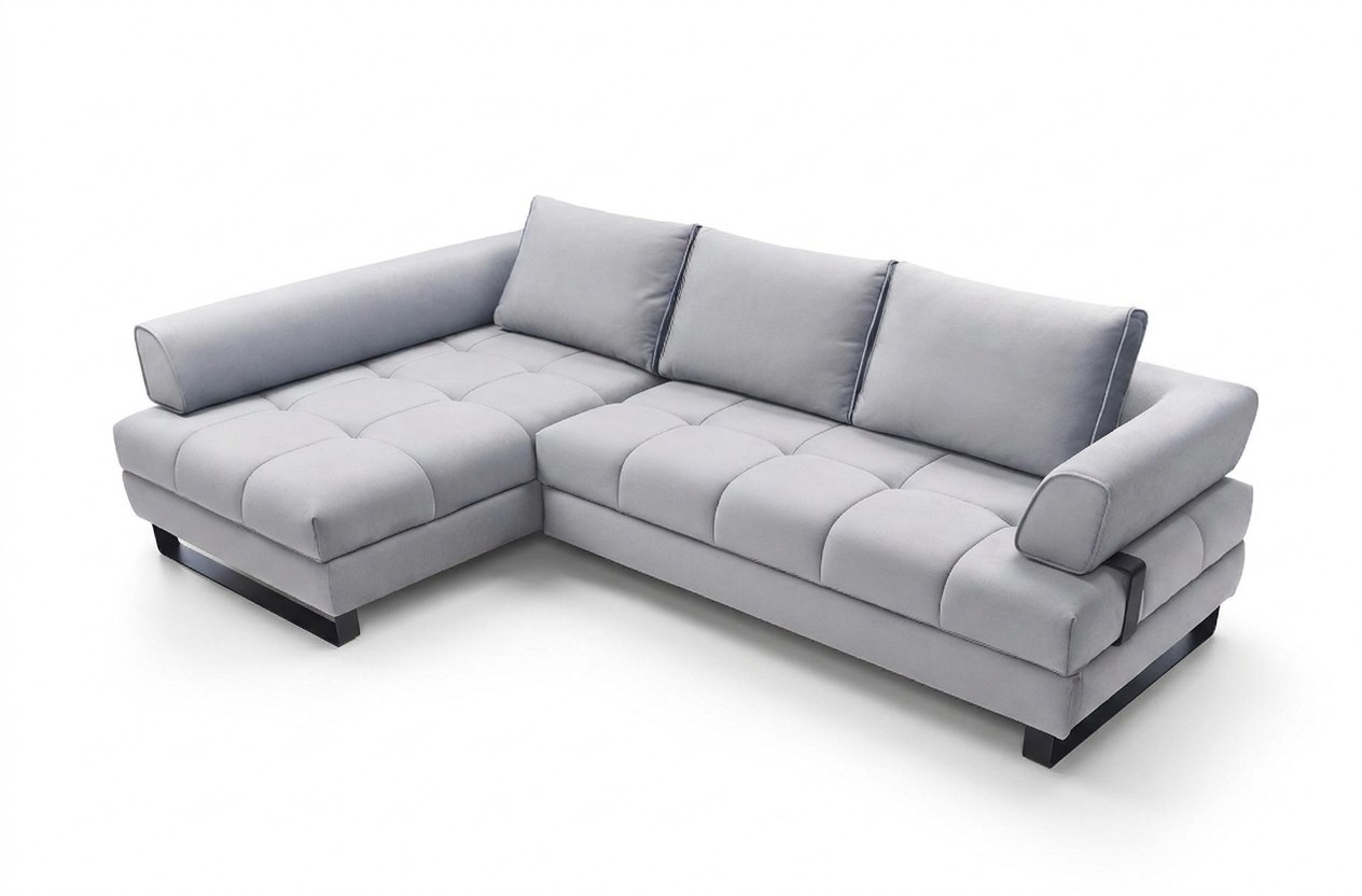 Ecksofa Luxus Sofas Couchs Möbel NEU Stoff Leder Couch Wohnzimmer L-Form Möbel