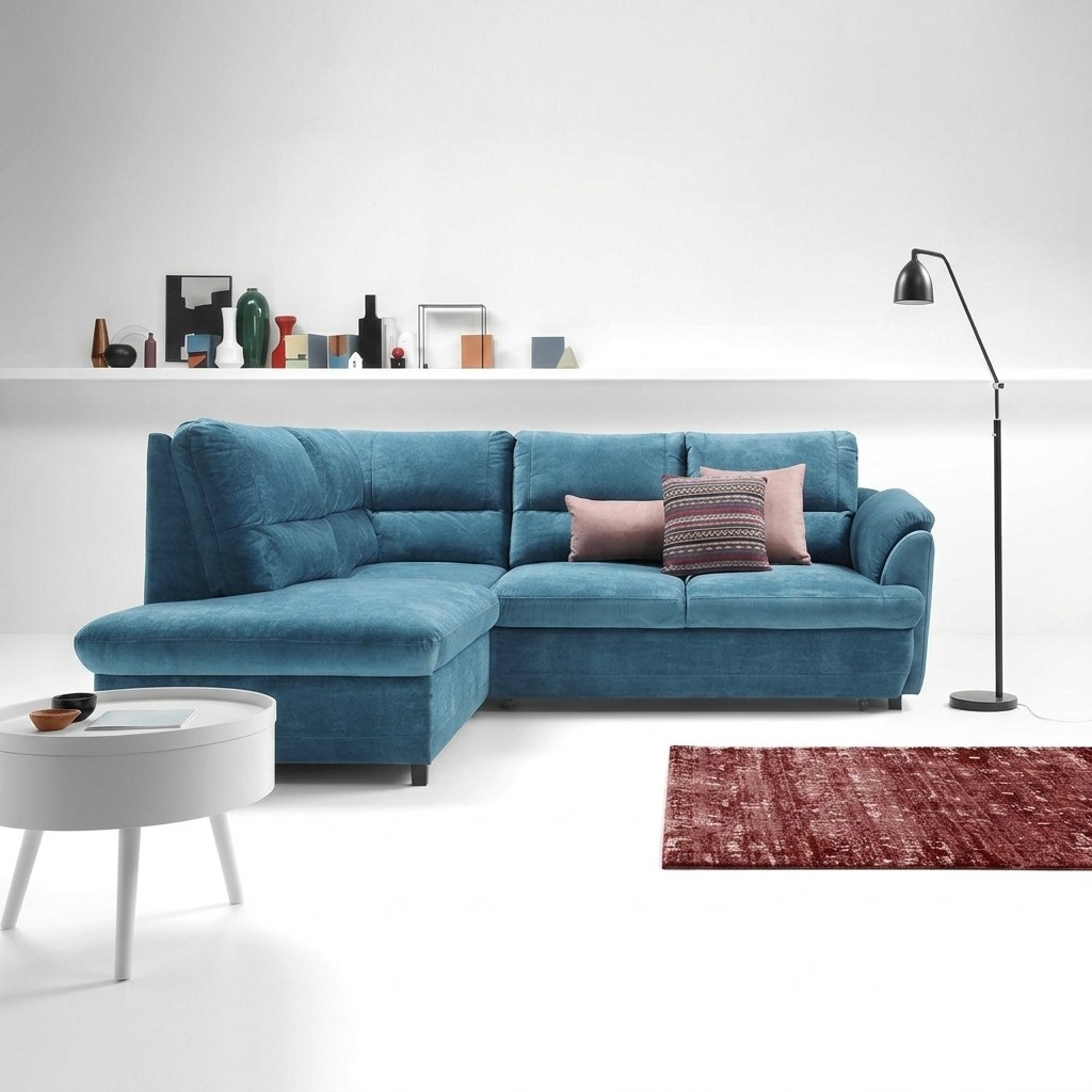 Ecksofa Neu Moderne Design Sofas Couchs Bett Stoff Couch L-Form Wohnzimmer Neu