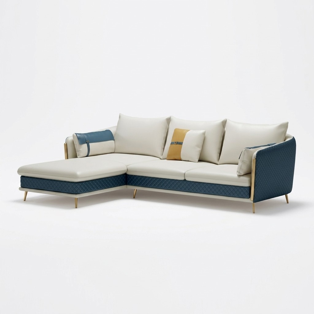 Ecksofa Sofa Couch Polster Wohnlandschaft Eck Sofas Garnitur L Form Couchen Neu