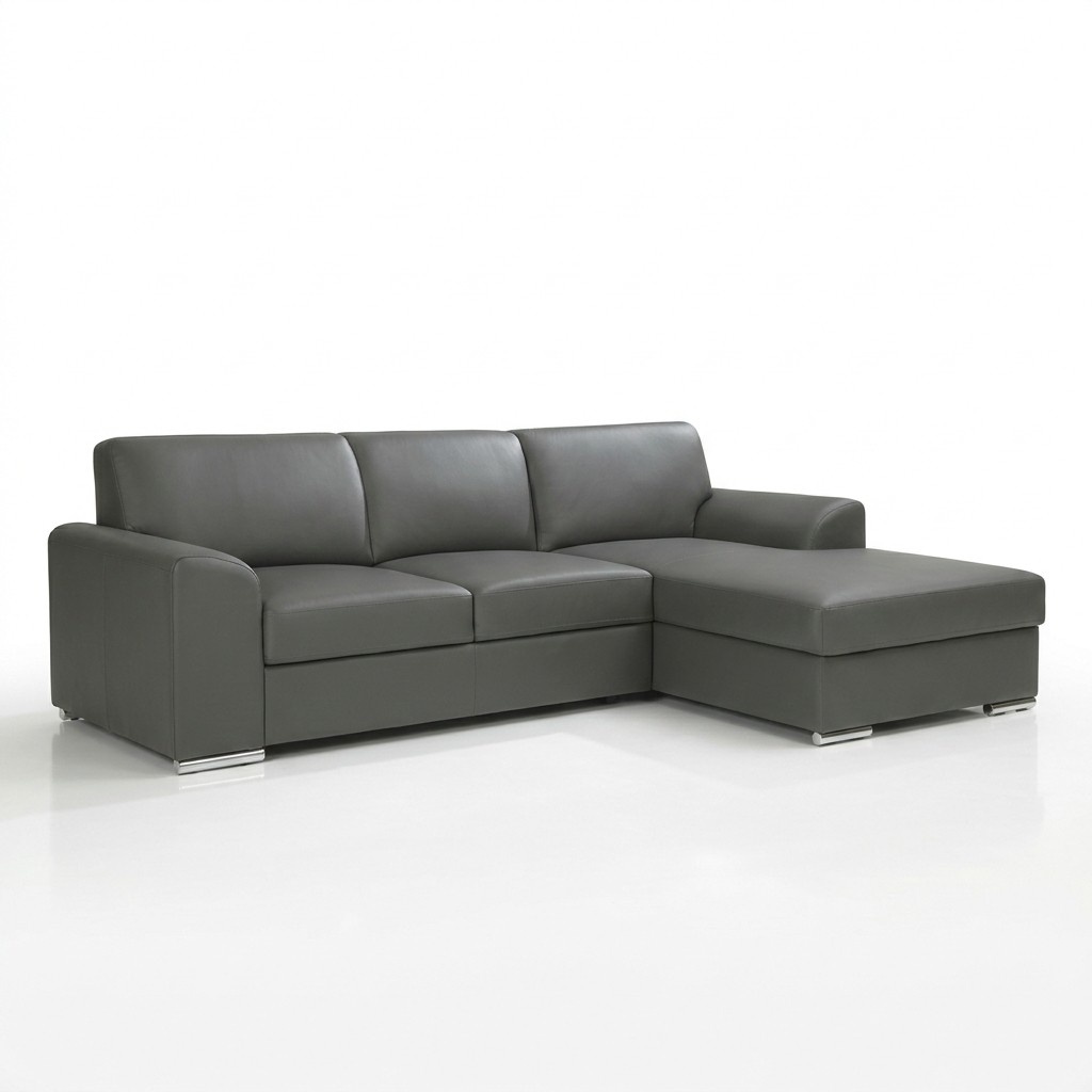 ECKSOFA TEXTIL POLSTER STOFFSOFA MIT BETTFUNKTION OSLO FH