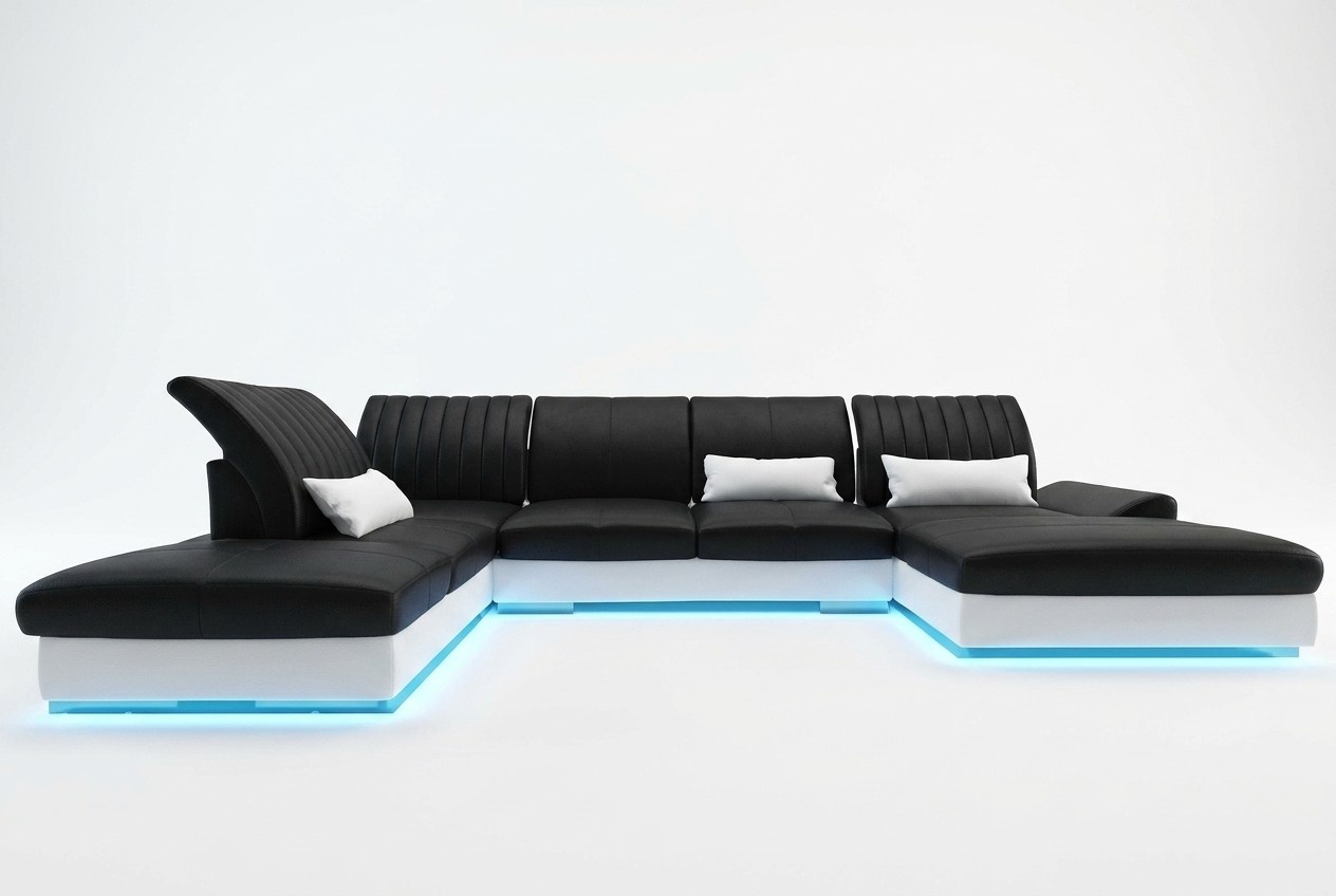 Ecksofa Wohnlandschaft Couch Polster L Form Garnitur Eck Couchen XXL Sofas
