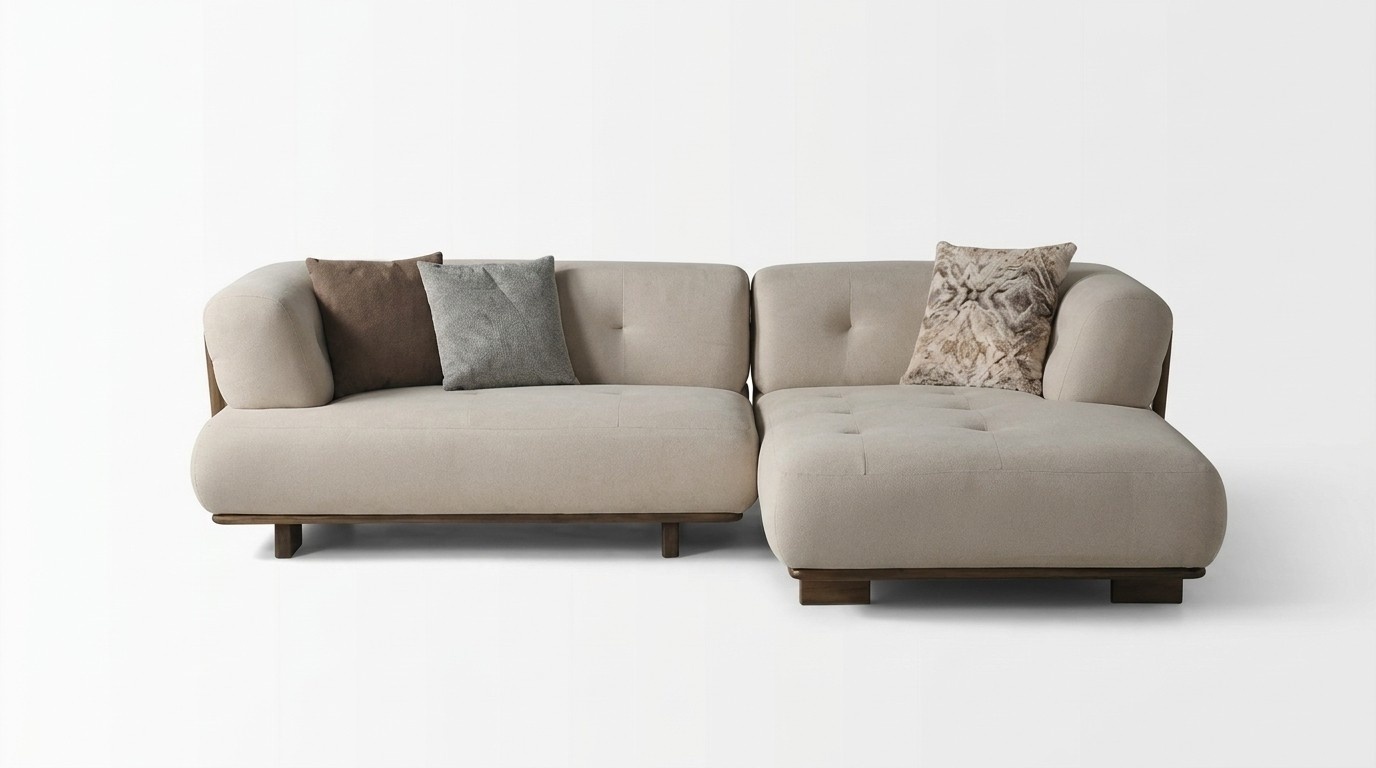 Ecksofa Wohnlandschaft Sofa Couch Modern Komfortabel Stilvoll