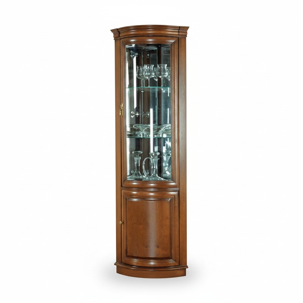 Eckvitrine Schrankvitrine Vitrine Glasvitrine Vitrinenschrank Regalvitrine