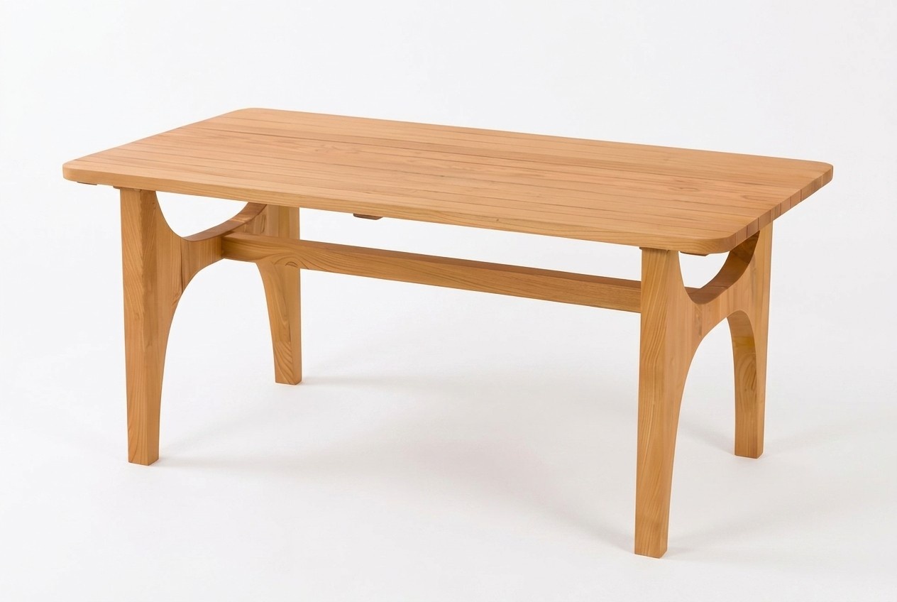 Eleganter brauner Esstisch aus Holz für stilvolle Essbereiche