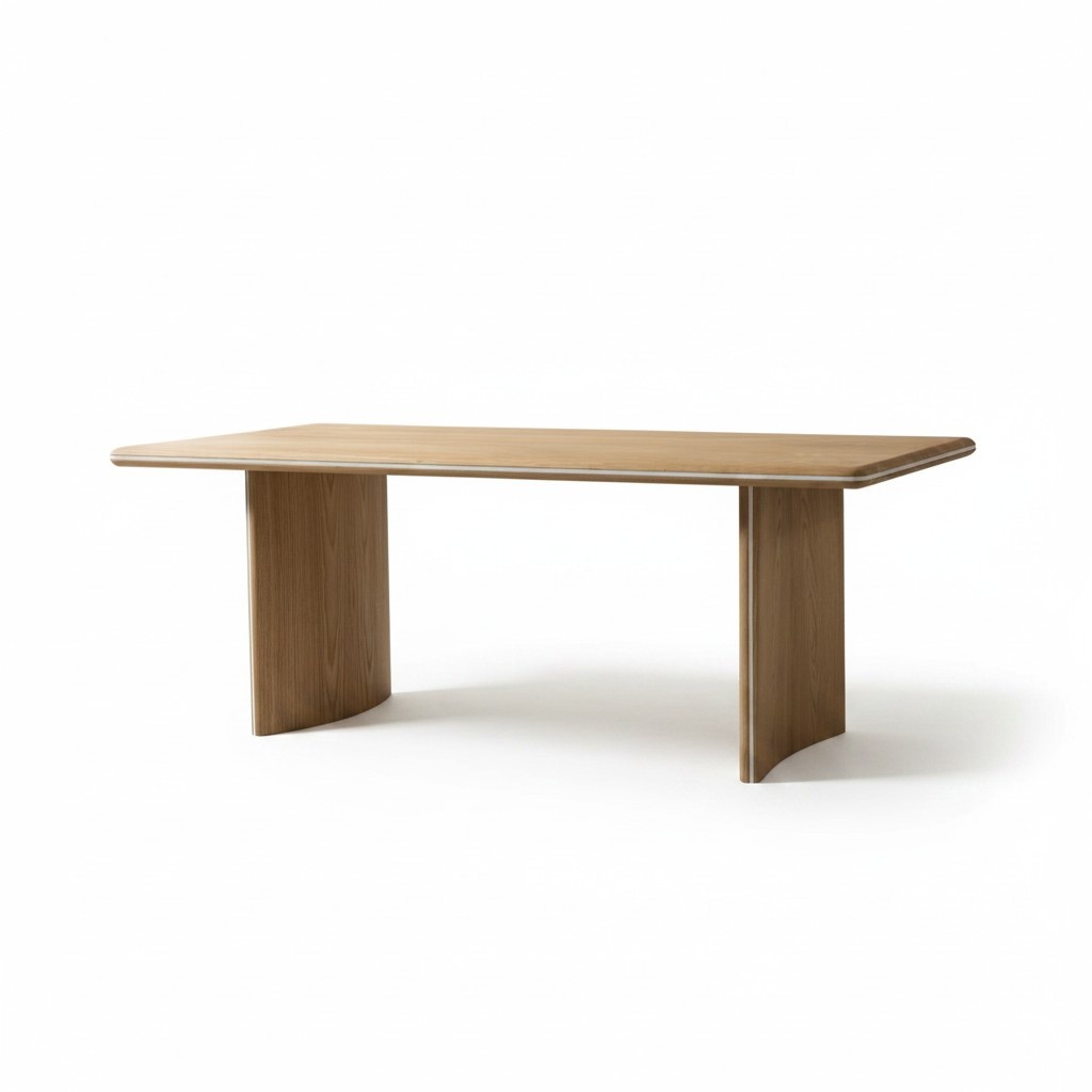 Eleganter Brauner Esstisch aus Holz für modernes Zuhause