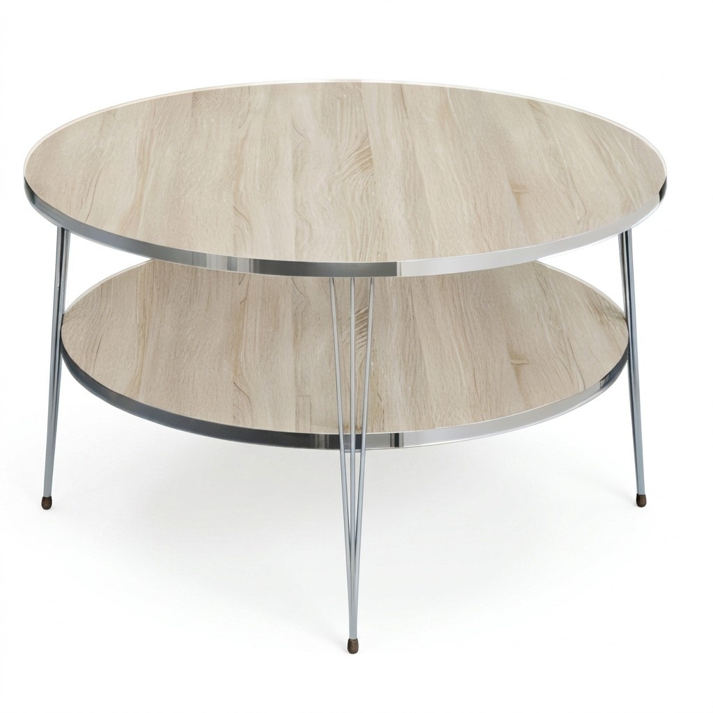 Eleganter brauner Holztisch im stilvollen Design