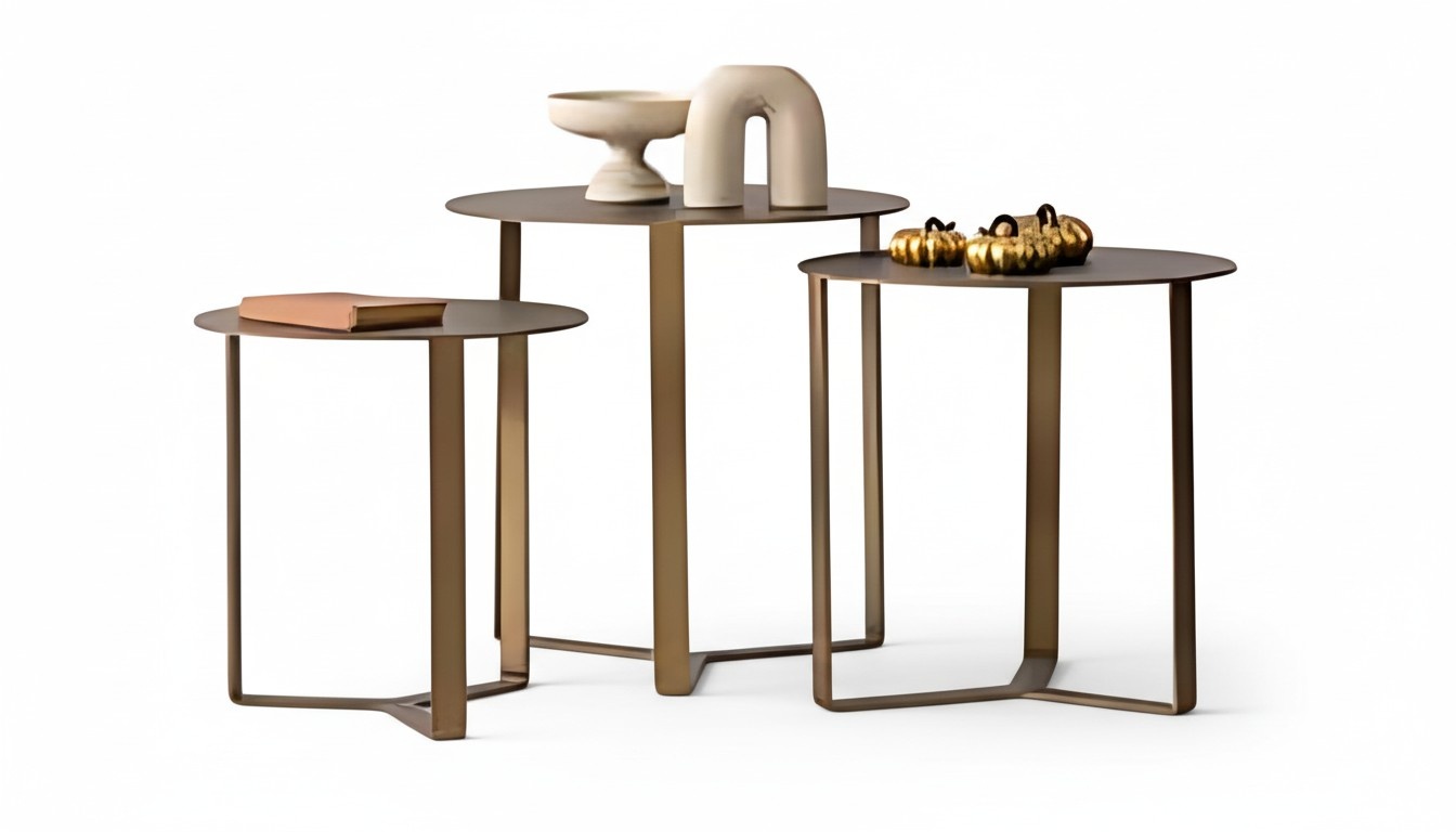 Eleganter Tisch mit zwei Beistelltischen – stilvoll & modern Couchtisch