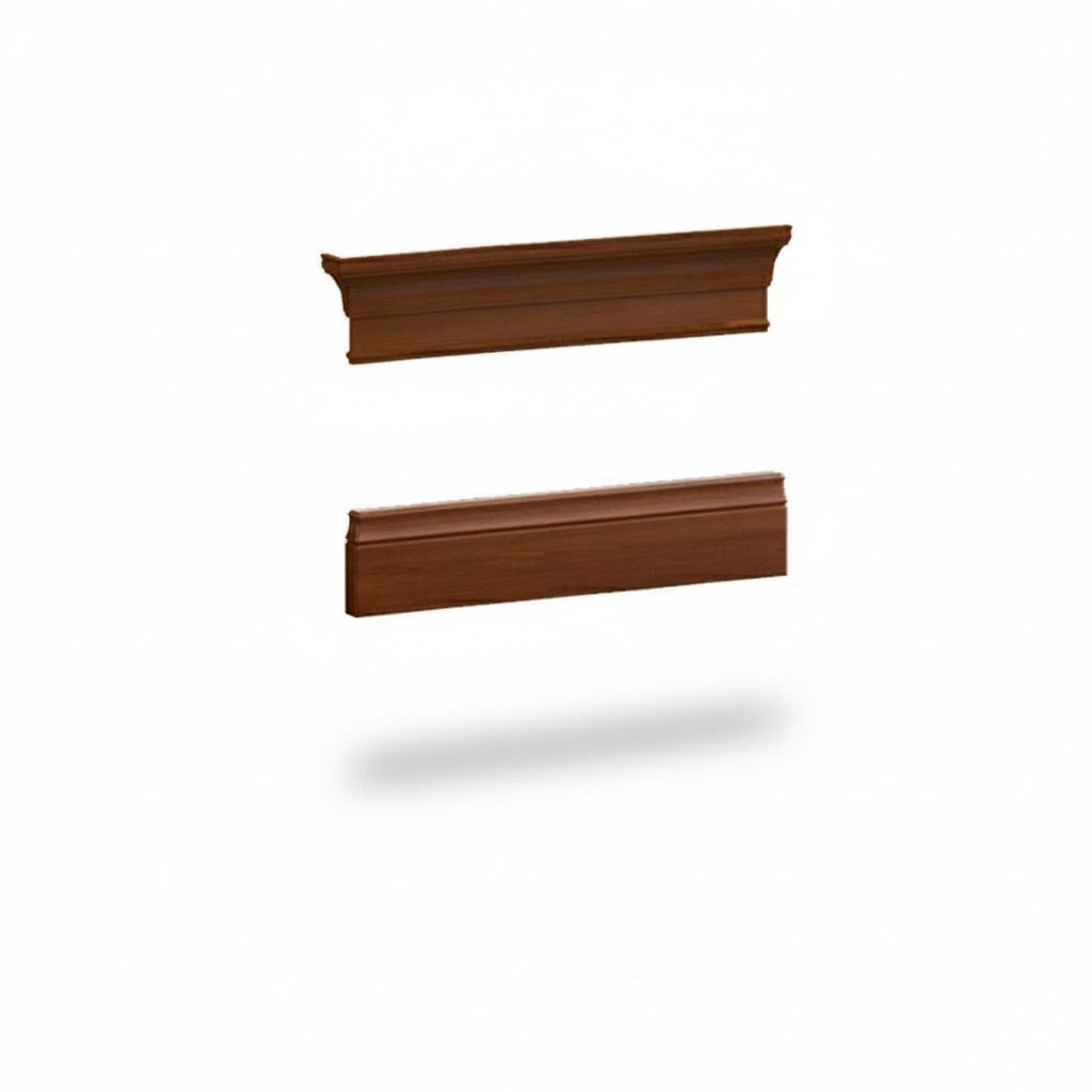 Elemente Sockelleiste Kronenleiste für die Vitrine Schrank Schranksystem BA-29