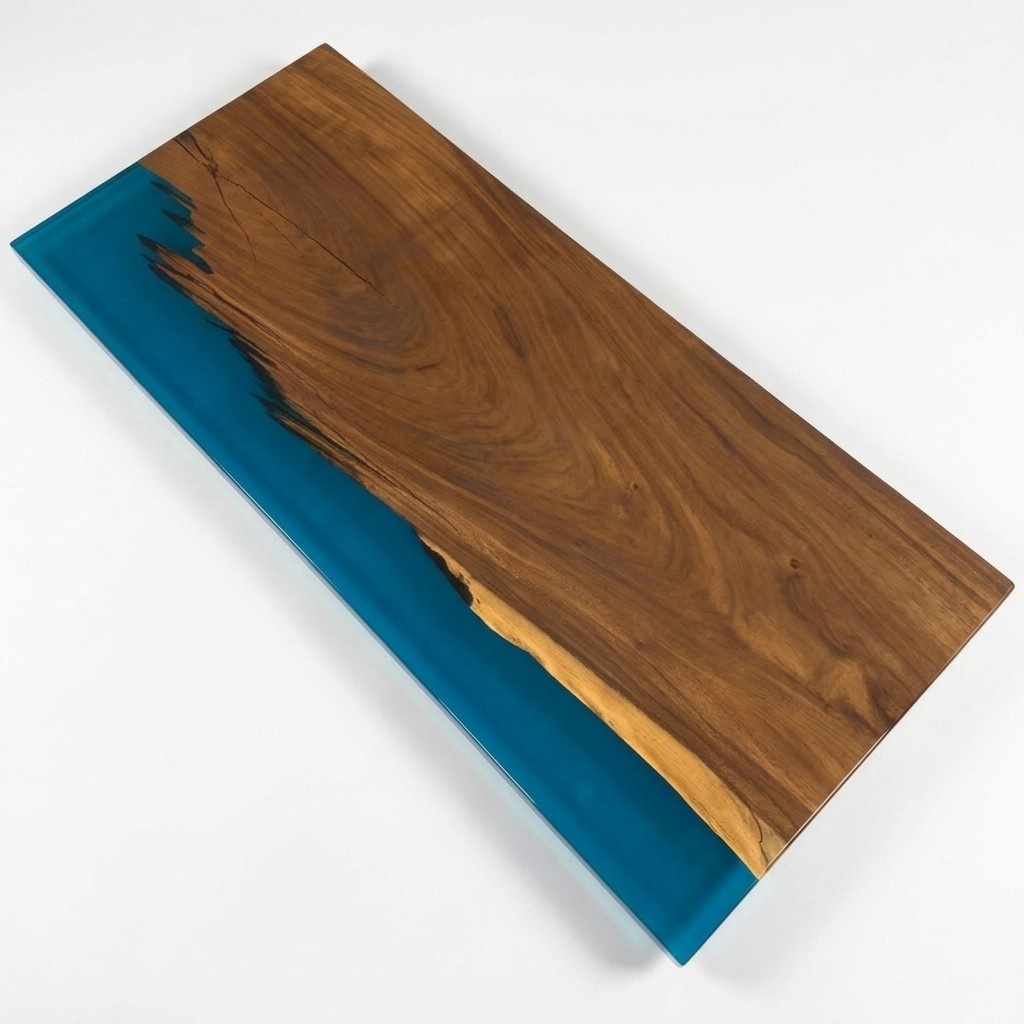 Epoxidharz Esstisch River Tisch 200x90 Holz Tische Massiv Flusstisch
