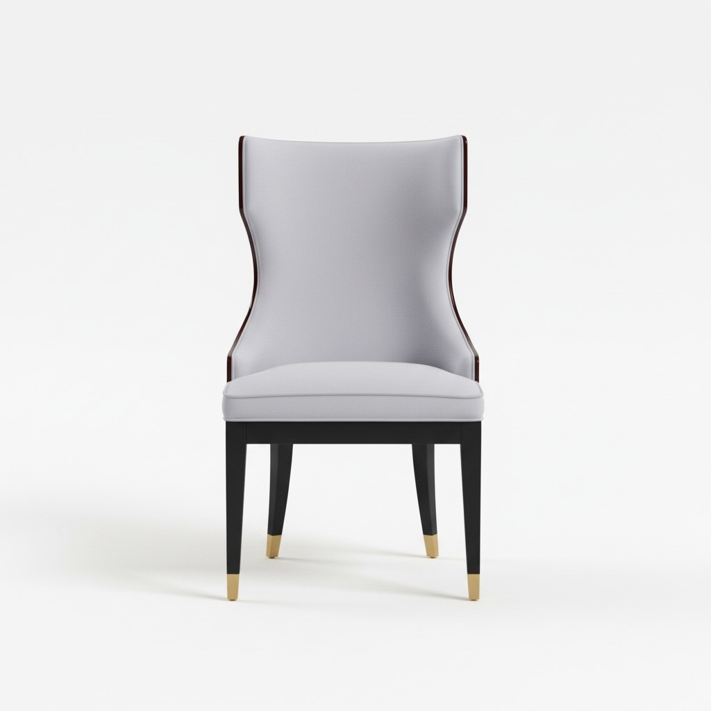 Ess Zimmer 1x Stuhl Stühle Polster Holz Modern Designer Lehn Sitz Sessel luxus