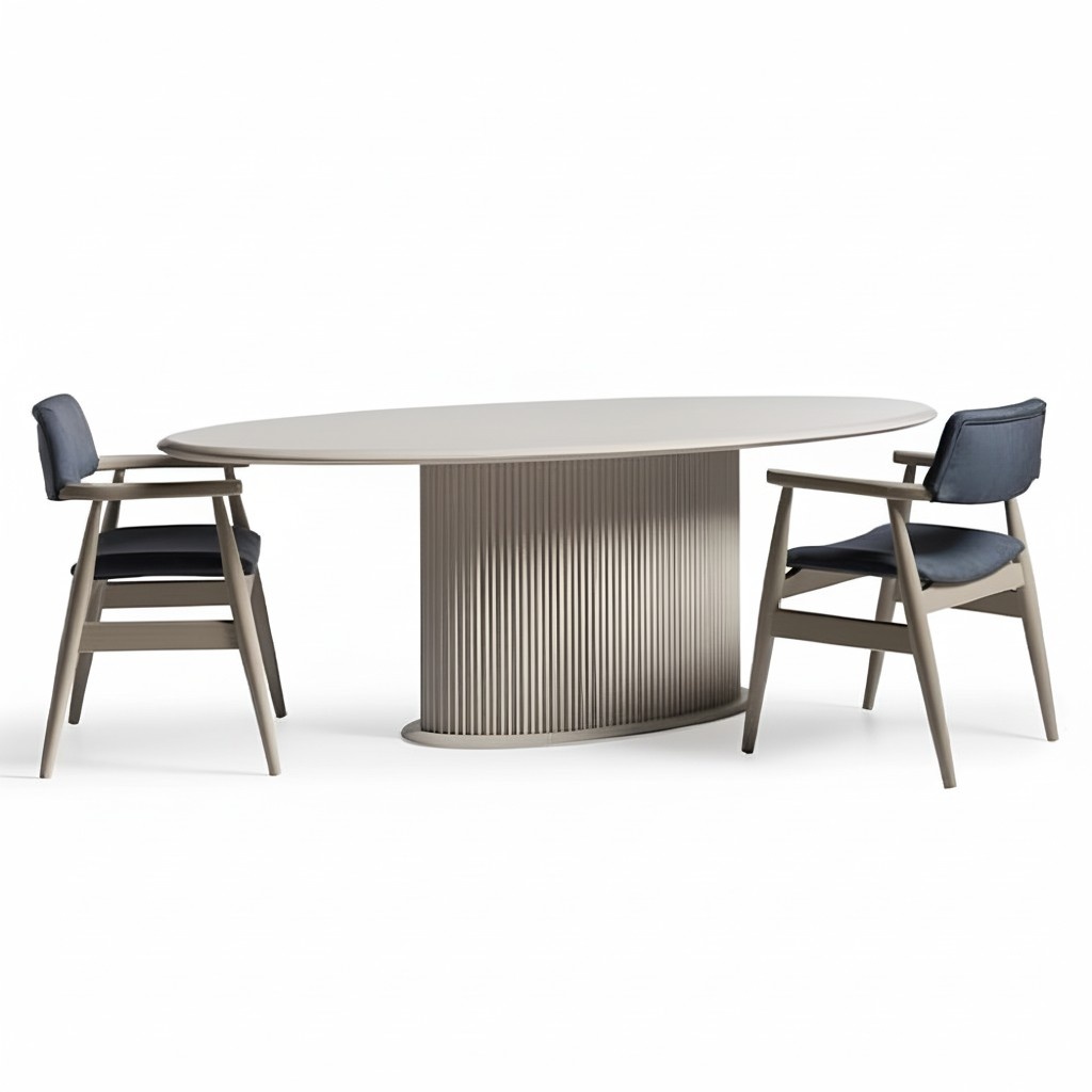 Essecke Essgruppe Esszimmer Esstisch Stühle 5tlg Beige Moderne Holz