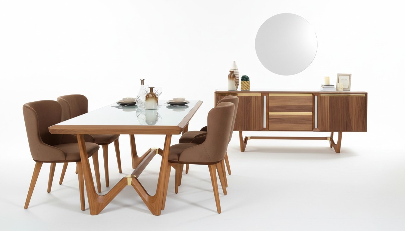Essgruppe Tisch Tische 6tlg Garnitur Neu Esstisch 4x Stühle Stuhl Esszimmer Set