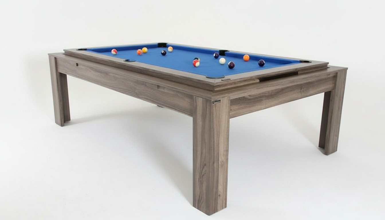 Esstisch 3 in 1 Billardtisch Tischtennis Esszimmer Tisch Billard 7ft