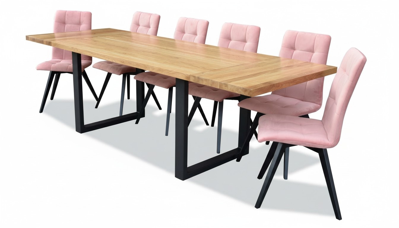 Esstisch 6x Stühle Klassische Esszimmer Garnitur 7tlg.Set Rechteckig Tisch Stuhl