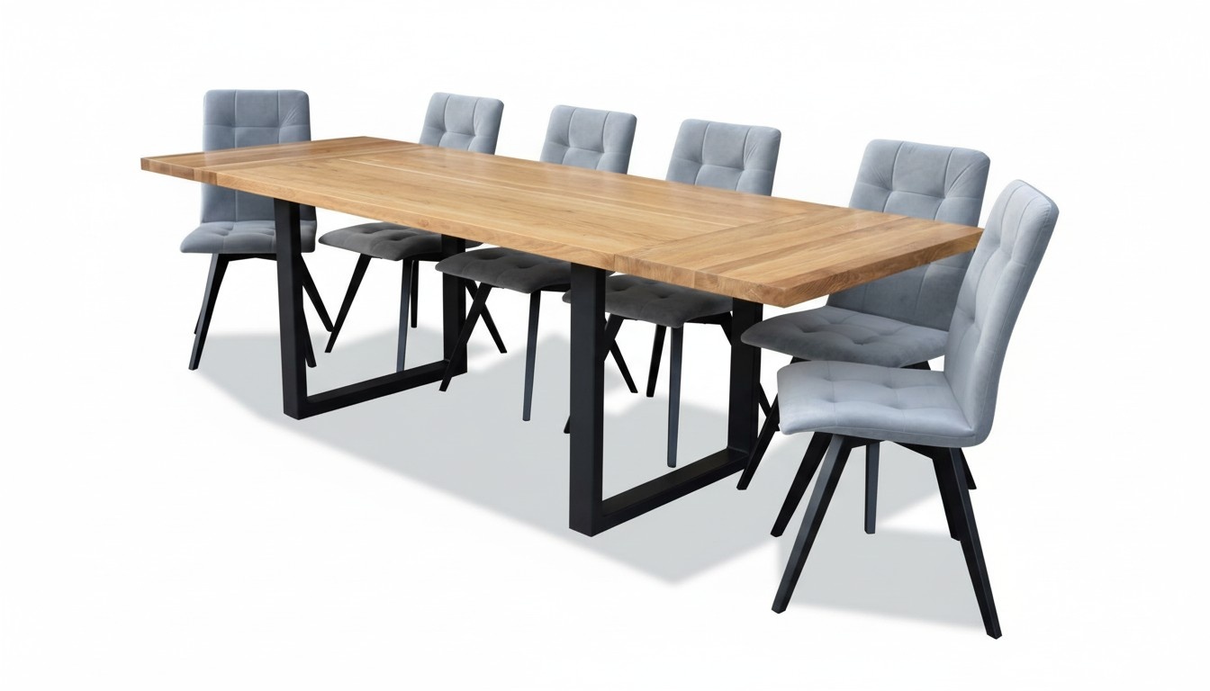 Esstisch 6x Stühle Klassische Esszimmer Garnitur 7tlg.Set Rechteckig Tisch Stuhl