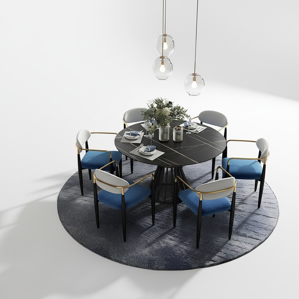 Esstisch 6x Stühle Stuhl Esszimmer Set Essgruppe Tisch Tische 8tlg Garnitur Neu