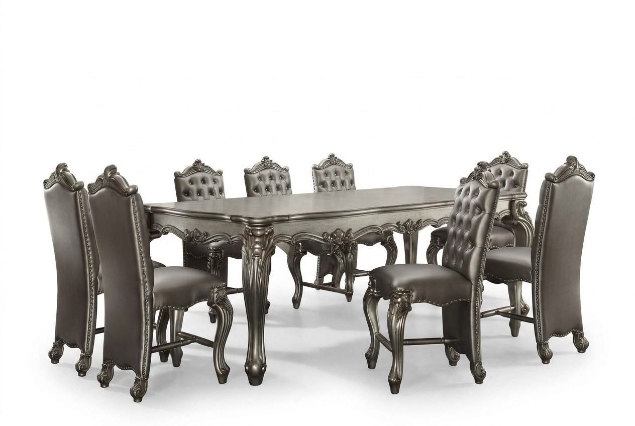 Esstisch 8x Stühle Stuhl Esszimmer Set Essgruppe Designer Tisch Tische Gruppe
