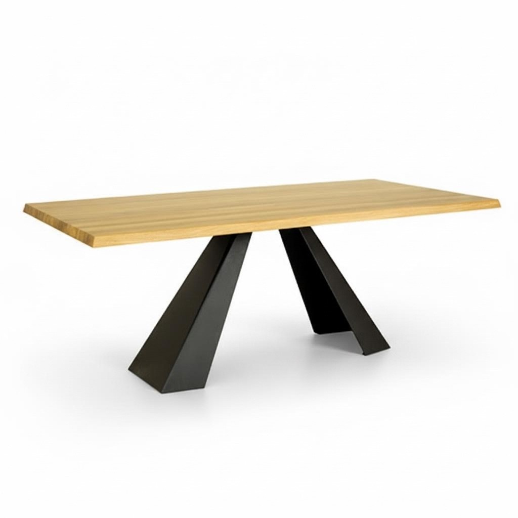 Esstisch Besprechungs Tisch Büro Design Holz Konferenztisch Neu Vollholz Möbel