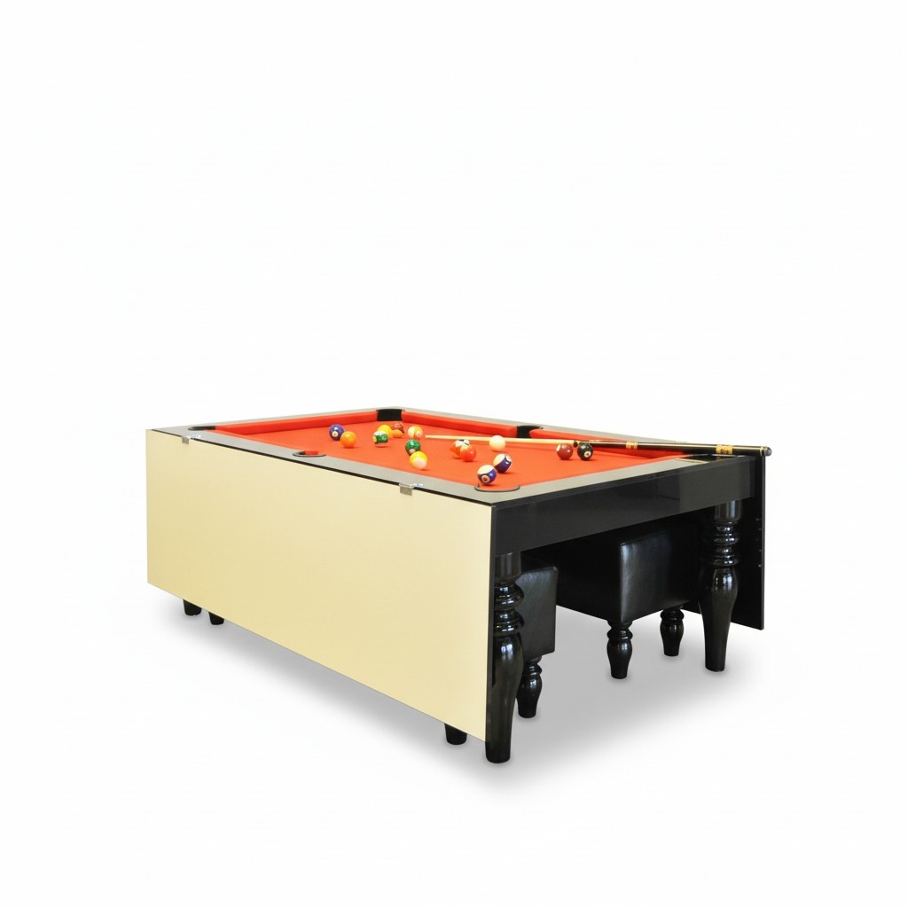 Esstisch Billardtisch 2 in 1 Billardtische Pooltisch Spieltische Holz 7ft