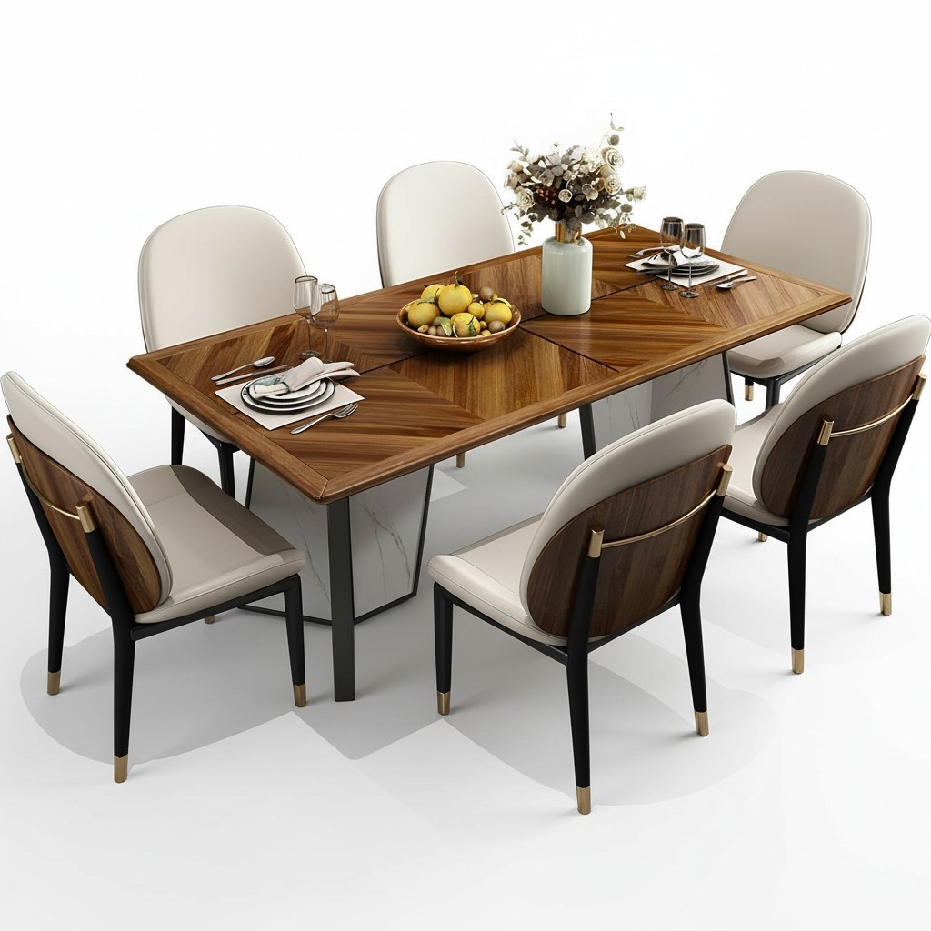 Esstisch Design Wohnzimmer Tisch Holz Tische Esszimmer Moderne Möbel 100x180 Neu