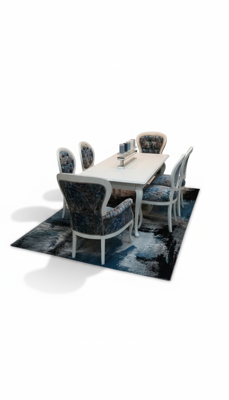 Esstisch designer Sitz Lehnstühle Stuhl Garnitur Tisch + 6 Stühle Set Esszimmer