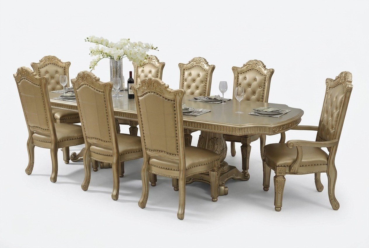 Esstisch Esstische Tische Tisch Büro Design Klassischer Holz Barock Rokoko Neu