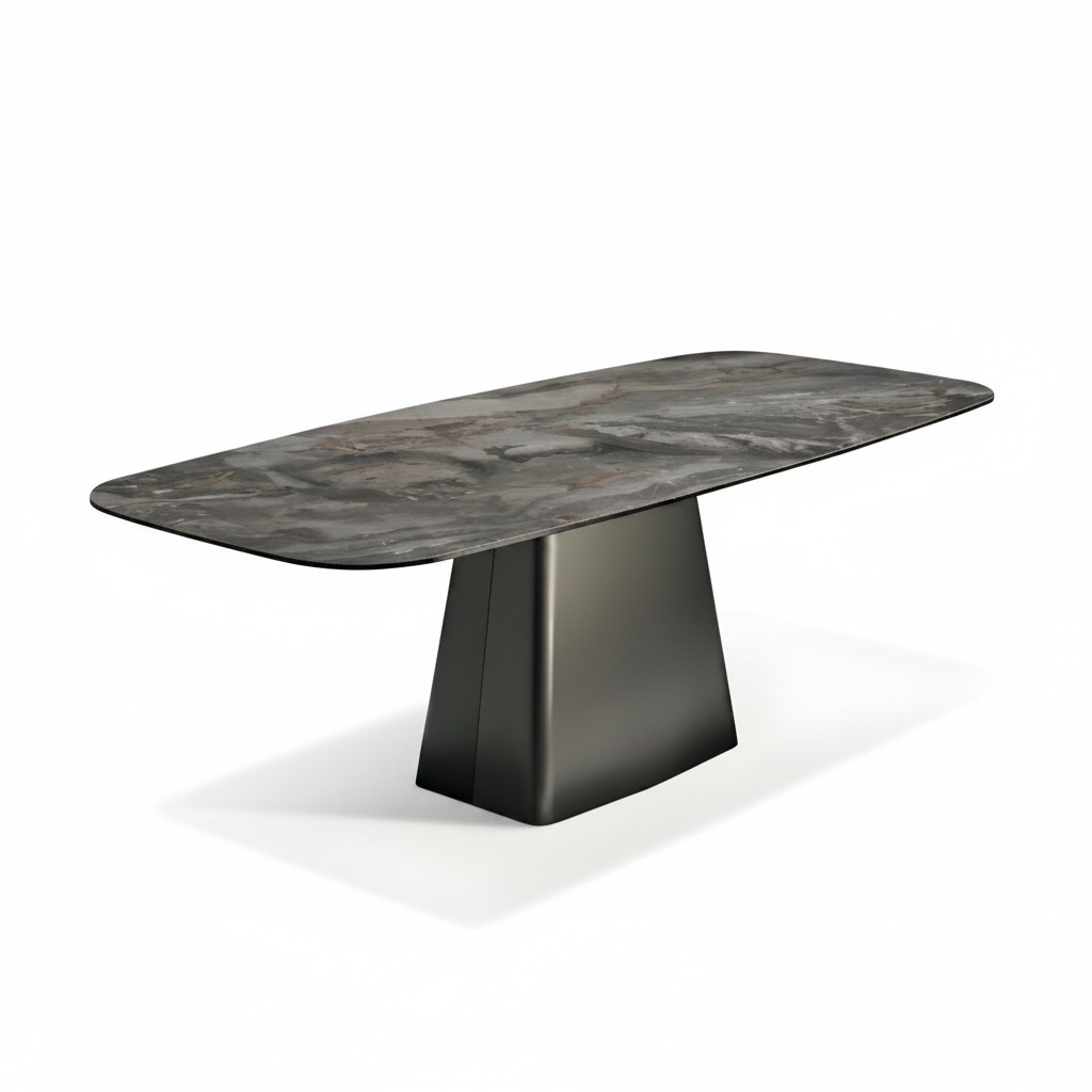 Esstisch Esszimmer Einrichtung Modern Schwarz Luxus Design Holz Tisch