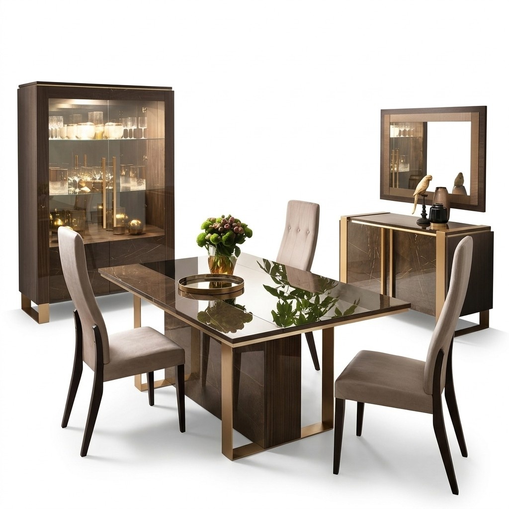 Esstisch Esszimmer Set Essgruppe Klassischer Tisch 5tlg Set Stuhl 4x Stühle neu